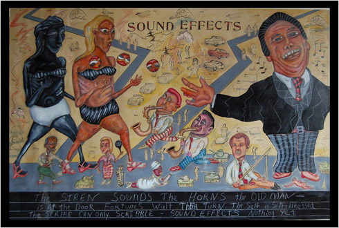 Sound Effects  painting by painter Bruce Thayer